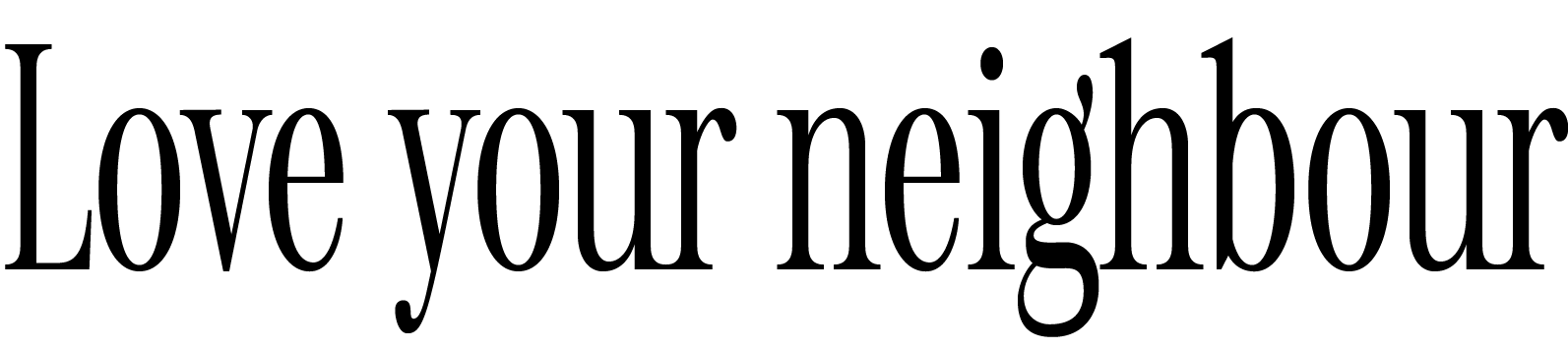 Love your neighbour logo